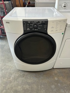 PRE- OWNED KENMORE FRONT LOAD  STACKABLE GAS DRYER (WHITE)