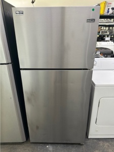 PRE-OWNED MAYTAG WHITE 33" Top Mount Fridge 