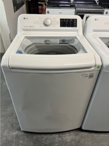 PRE OWNED LG HIGH EFFICIENCY INVERTER TOP LOAD WASHER (WHITE)