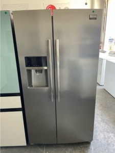 NEW FRIGIDAIRE STAINLESS SIDE BY SIDE 36