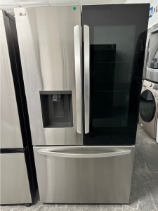 NEW LG Counter-depth MAX InstaView 25.5-cu ft Smart French Door Refrigerator with Dual Ice Maker