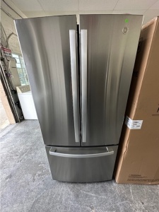 NEW-GE Standard-Depth 24.8-Cu. Feet 3 -Door French Door Refrigerator with Ice Maker
