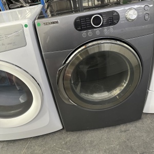 PRE-OWNED SAMSUNG GAS DRYER GREY STACKABLE GREY 