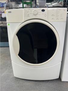PRE-OWNED KENMORE ELITE GAS DRYER (WHITE)