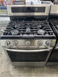 GE PROFILE SPECTRA stainless steel 30" 4-burner gas range