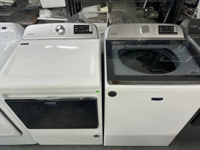  NEW Maytag Smart Capable 4.7-cu ft High Efficiency Agitator Smart Top-Load Washer (White)