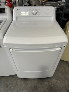 NEW LG 7.3-cu ft Reversible Side Swing Door Gas Dryer (White) ENERGY STAR