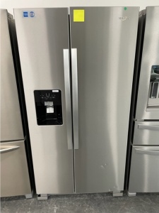  NEW Whirlpool 24.5-cu ft Side-by-Side Refrigerator with Ice Maker