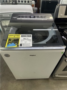 NEW-Whirlpool Smart Capable w/Load and Go 5.3-cu ft High Efficiency Impeller and Agitator Washer 