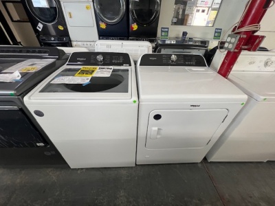 New Whirlpool Top Load 4.7 cu.ft. 2 in 1 Remoable Agitator & 7.0cu ft. Gas Dryer Set 