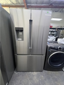 NEW-Bosch Standard-Depth 300 Series 26-Cu. Feet 3 -Door Smart Compatible French Door Refrigerator 