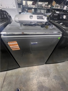 New Maytag Smart Capable 5.2-cu ft High Efficiency Agitator Smart Compatible Top-Load Washer (Metall