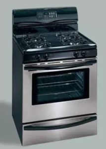 Pre-Owned 30 Inch Frigidaire Freestanding Self-Cleaning Gas Range w/ Vari-Broil & Front Manifold