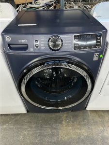 New-GE UltraFresh Vent System 4.8-cu ft Stackable Smart Front-Load Washer (Sapphire Blue) ENERGY S