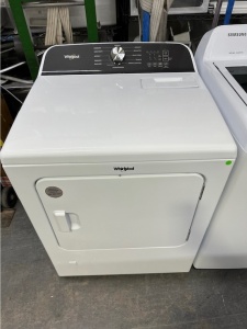 Whirlpool 7-cu ft Steam Cycle Vented Gas Dryer (White) Model #WGD6150PW