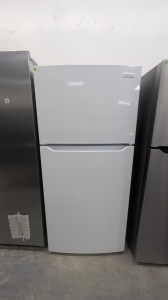 New-Frigidaire 18 Cu. Ft. Garage Ready Top Freezer Refrigerator (White)  Model #FFTR1835VW