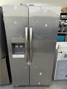 New-Frigidaire 26 Cu. Ft. 36" Standard-Depth Side-by-Side Refrigerator (Stainless Steel)  Model #FRS