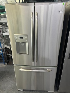 Pre-Owned GE Profile ENERGY STAR 22.0 Cu. Ft. French-Door Refrigerator (Stainless Steel)  