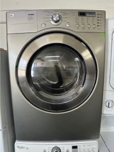 Pre-Owned LG 27 Inch Gas Dryer with 7.3 Cu. Ft. Capacity & 9 Drying Programs: Titanium  Model #: DLG