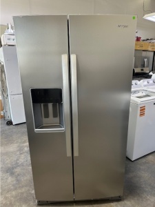New- Whirlpool 36-inch Standard Depth Side-by-Side Refrigerator (Stainless Steel) Model: WRSF5536RZ