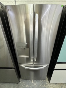 NEW- LG 22 cu. ft. Standard-Depth French Door Refrigerator (Stainless Steel)  Model #LFDS22520S