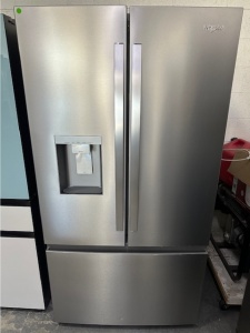 NEW- Whirlpool 36-Inch French Door Refrigerator- 30 cu. ft. (Stainless Steel) Model #: WRFF3536SZ
