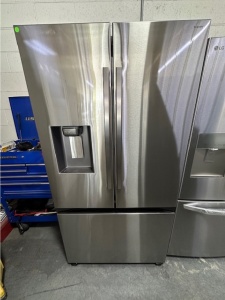 NEW- Samsung 3-Door French Door-31 cu.ft. (Stainless Steel)  Model #RF32CG5400SRAA