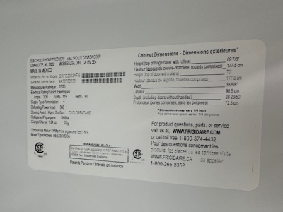 Kim's Appliances Counter Depth