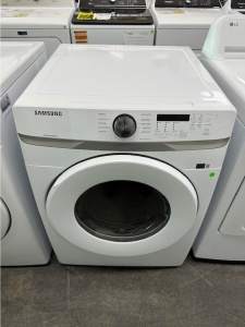 New-7.5 cu.ft. Samsung Front Load Gas Dryer w/ Sensor Dry & Smart Care (White)  Model #DVG45T6000W/A
