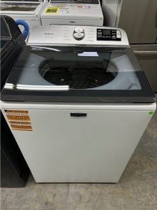 New-5.2 Cu. Ft. Top Load Agitator Washer with Extra Power and Smart Appliance (White) Model #: MTW6