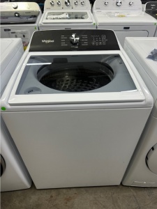 New Whirlpool 4.6 Cu. Ft. Top Load Impeller Washer with Built-in Faucet (White) Model #: WTW5020SW