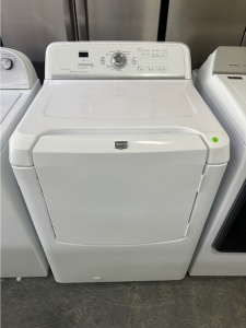 Pre-Owned Maytag Gas Front-Load Dryer 6.8 cu. ft. w/ SuperSize Capacity (White)  Model: Maytag MGDB2