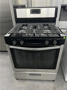 Pre-Owned Whirlpool 30-inch Stainless Steel Freestanding Gas Range