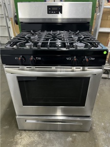 Pre-Owned Frigidaire 30-inch Freestanding Gas Range (Stainless Steel) Model # FCR3051ASB