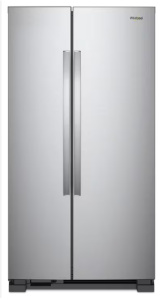 New- Whirlpool 36-inch Wide Side-by-Side Refrigerator - 24 cu. ft. Model: WRS315SNHM