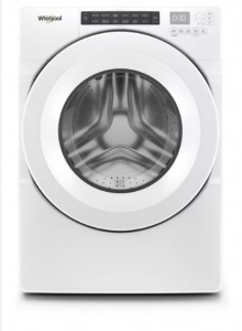 New-Whirlpool 4.3 cu. ft. Closet-Depth Front Load Washer with Intuitive Controls(White)