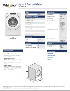 Kim's Appliances Individual Washers