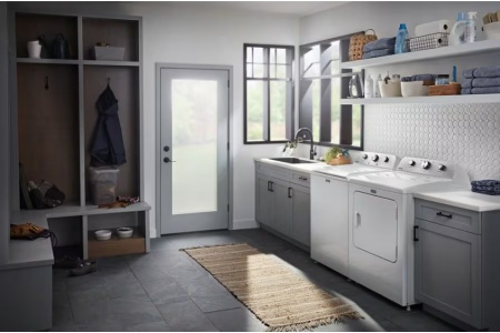New -Maytag Top Load Washer with Deep Fill & Gas Dryer - 4.5 cu. ft. (White)  Model: MVW4505MW