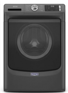 New-Maytag Front Load Washer with Extra Power and 12-Hr Fresh Spin option-4.5 cu. ft.(Volcano Black)