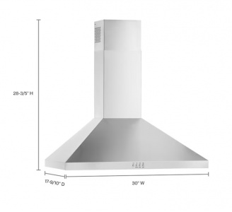New-Whirlpool 30-inch Convertible 350-CFM Recirculating Stainless Steel Wall-Mounted Range Hood