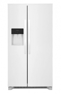 COMING SOON! New- Frigidaire 26 Cu. Ft. 36" Standard-Depth Side-by-Side Refrigerator (White) 