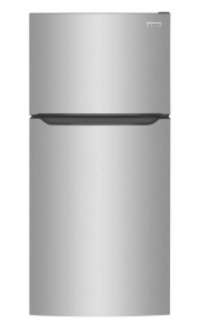 New- Frigidaire 18 Cu. Ft. Garage Ready Top Freezer Refrigerator (Stainless Steel)  Mod