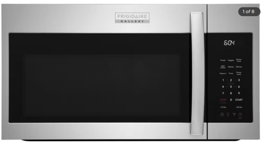 New- Frigidaire Gallery 1.9 Cu. Ft. Over-The-Range Microwave  Model #GMOS1962AF