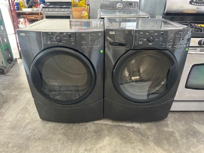 Pre-Owned Kenmore Elite Front-Load Washing Machine &Pre-Owned Kenmore Gas Dryer