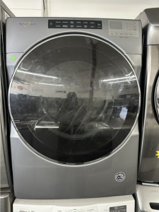Pre-Owned Whirlpool 27 Inch Gas Dryer with 7.4 Cu. Ft. Capacity (Chrome Shadow)  Model #: WGD6620HC
