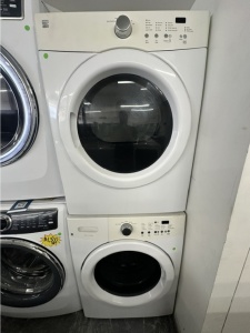 Pre-Owned Kenmore front-load washing machine & Pre-Owned Kenmore front-load gas clothes dryer  (Whit