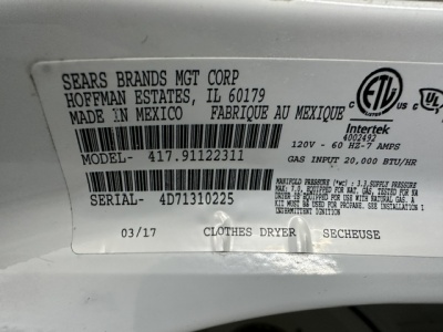 Kim's Appliances Front Load Sets