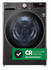 New- LG 4.5 cu. ft. Ultra Large Capacity Front Load Washer (Black) Model #WM4000HBA