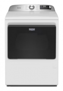 New Maytag- 7.4 Cu. Ft. Top Load Gas Dryer with Extra Power and Advanced Moisture Sensing (White)