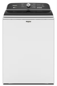 New-5.2–5.3 Cu. Ft. Whirlpool Top Load Washer w/ Removable Agitator (White) Model: WT